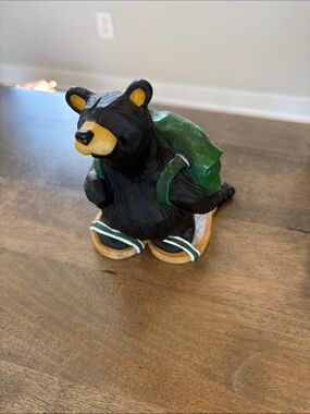 Big Sky Carvers Bear Foots Snowshoe Bear Figurine- like new condition.